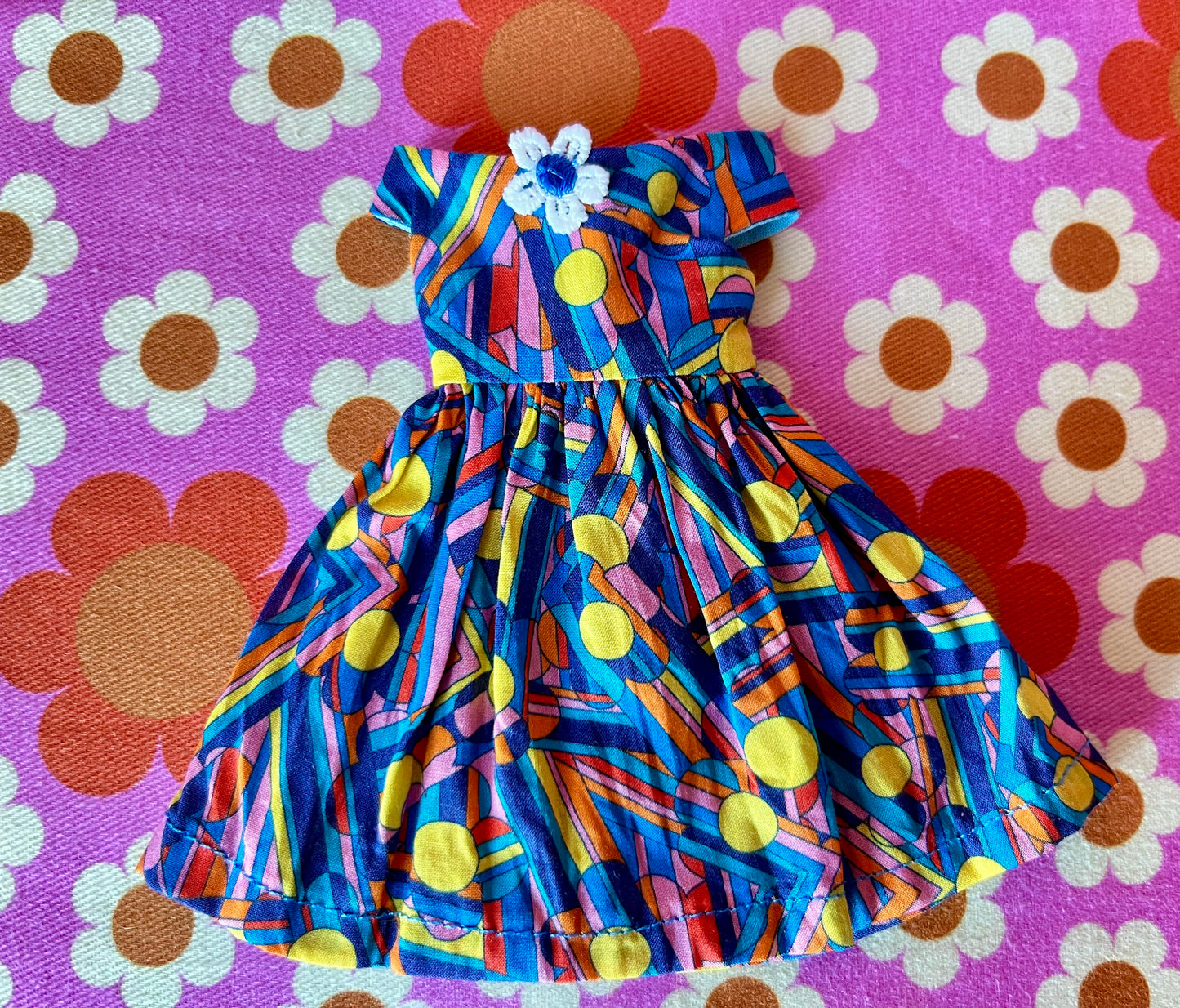 Liberty Off shoulder Sleeve Dress for Blythe Doll