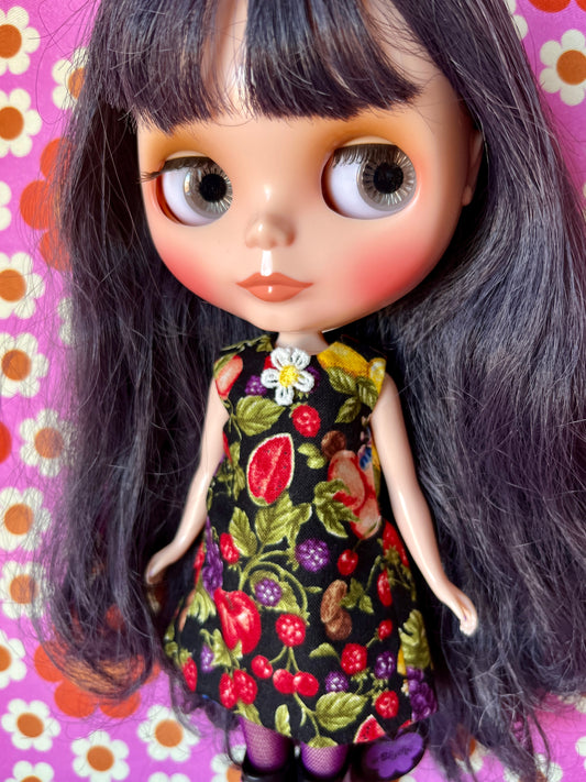 Fruit Print Mod Cilla Shift dress