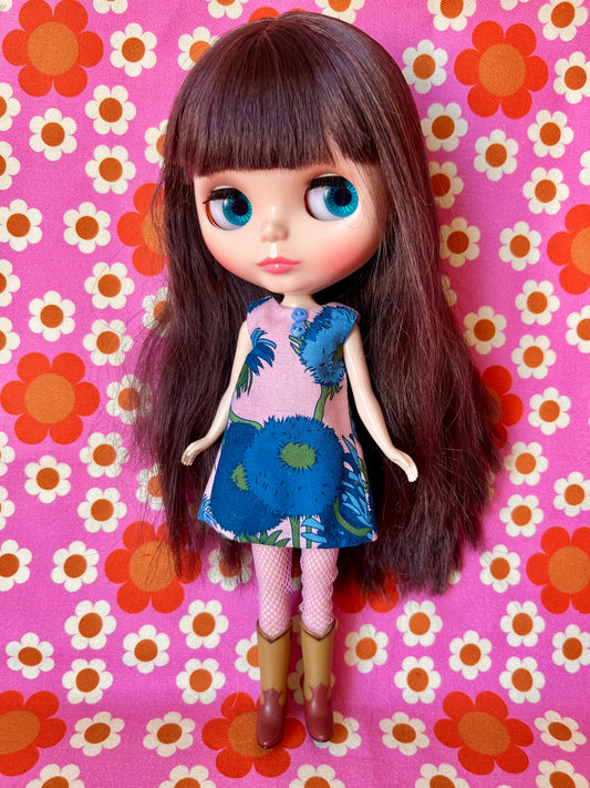 Van Gogh Sunflower Print Mod Cilla Shift dress