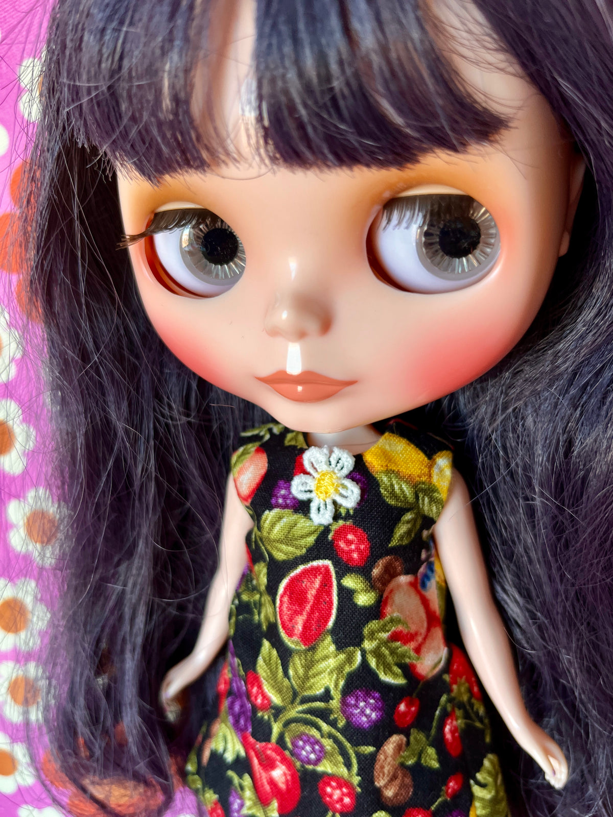Fruit Print Mod Cilla Shift dress