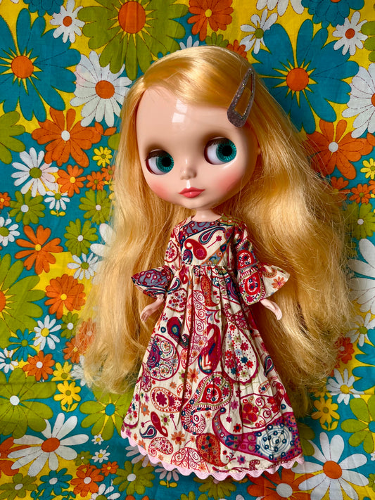 Liberty Pink Paisley Psychedelic Dress