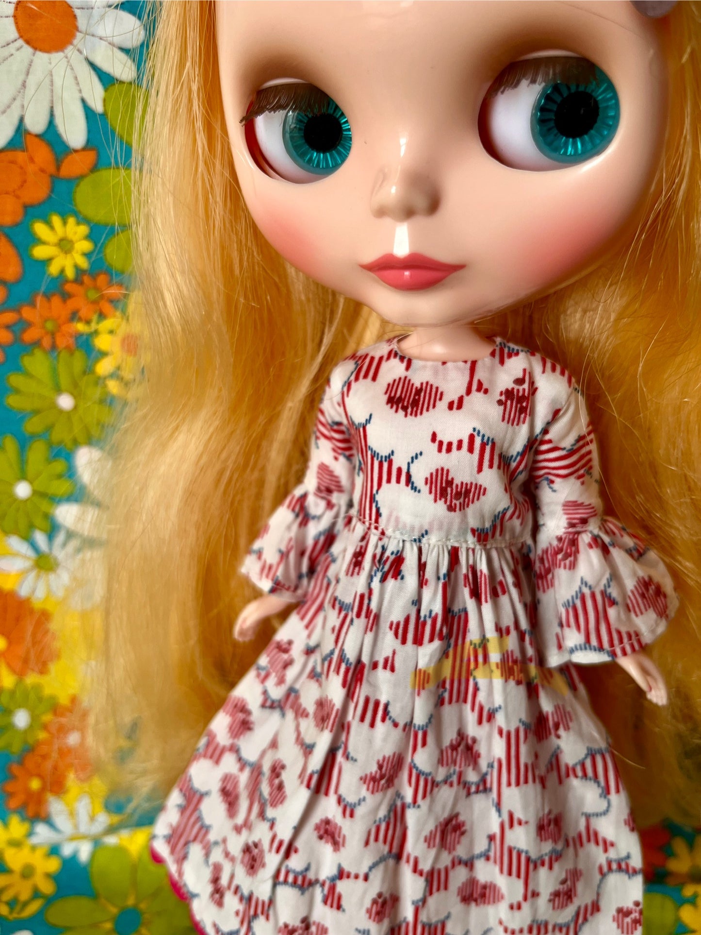 Liberty Sixties Celia Birtwell inspired Psychedelic Dress