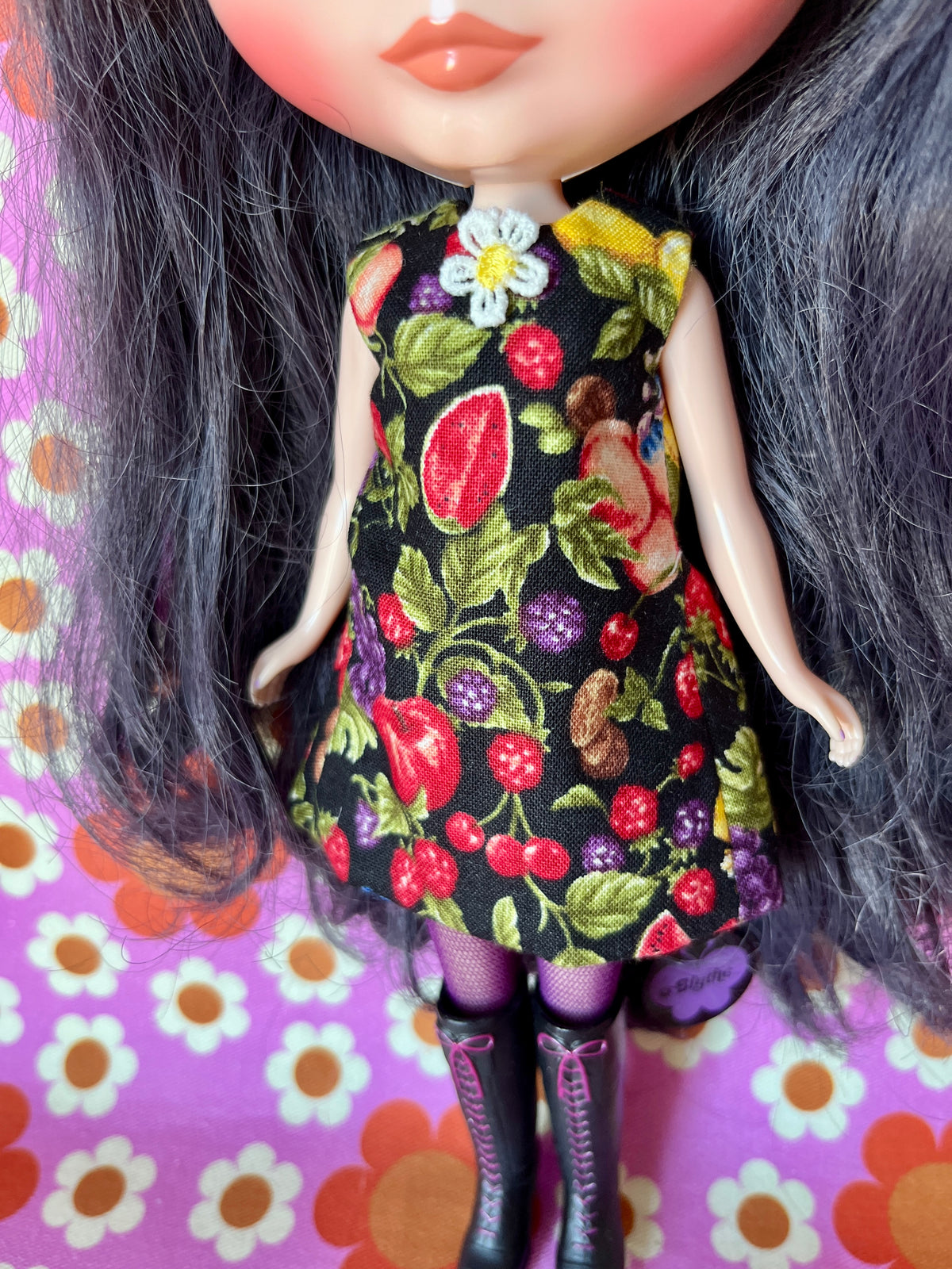 Fruit Print Mod Cilla Shift dress