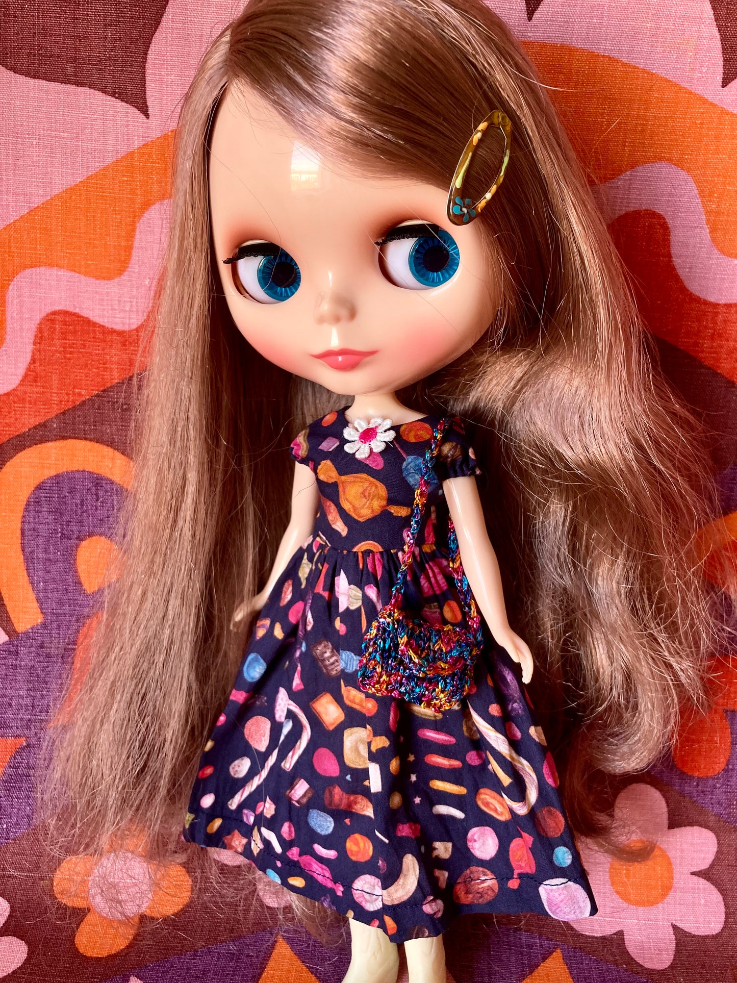 Love Blythe: Liberty Dress Glitter bag Surprise for Blythe Doll