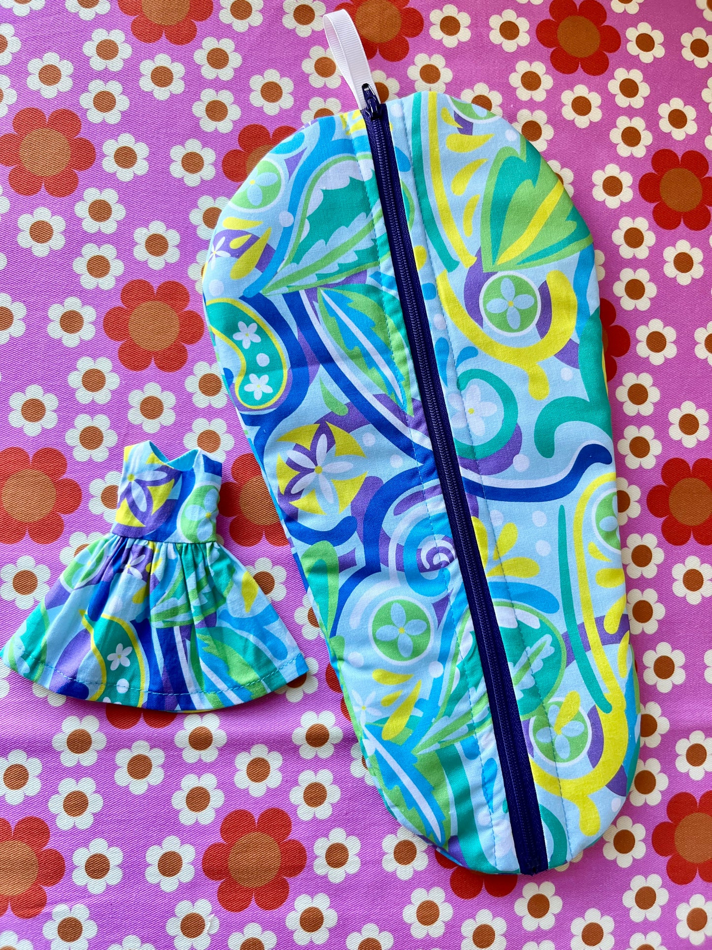 Pucci Summer Dress & Matching Carry Case for Neo-Blythe size Doll