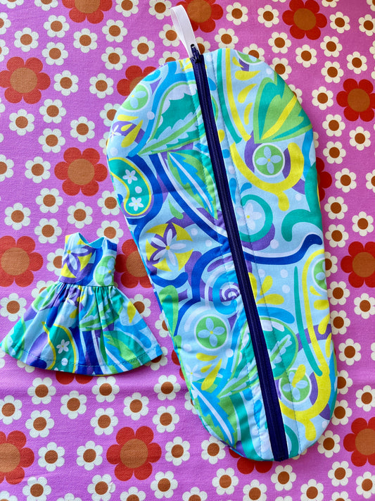 Pucci Summer Dress & Matching Carry Case for Neo-Blythe size Doll