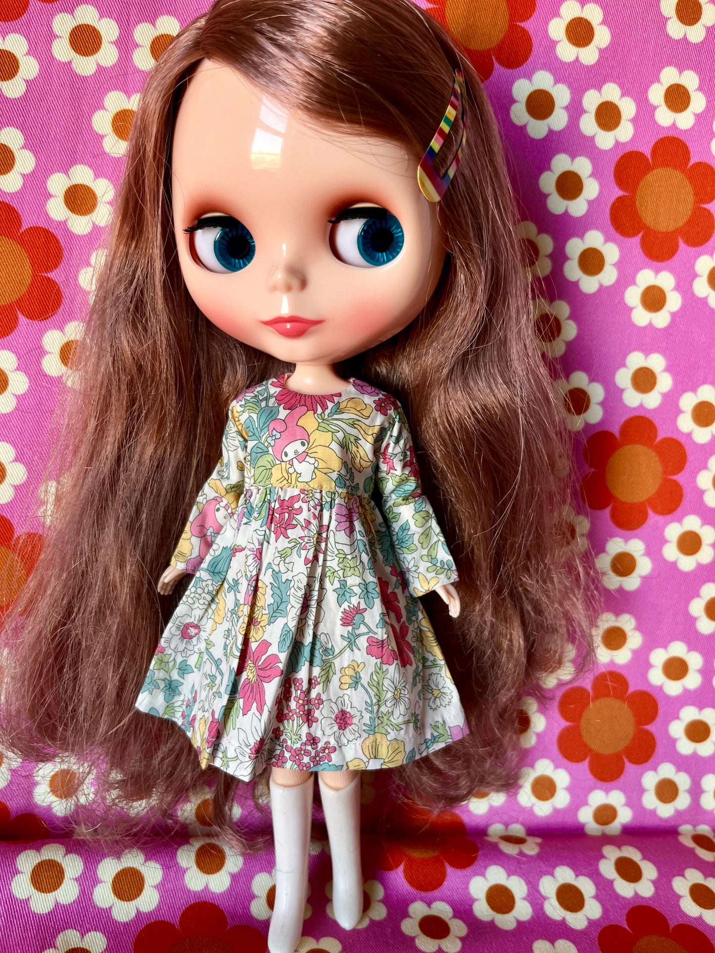 Pink  My Melody Sanrio Liberty Limited Edition Dress for Blythe Doll