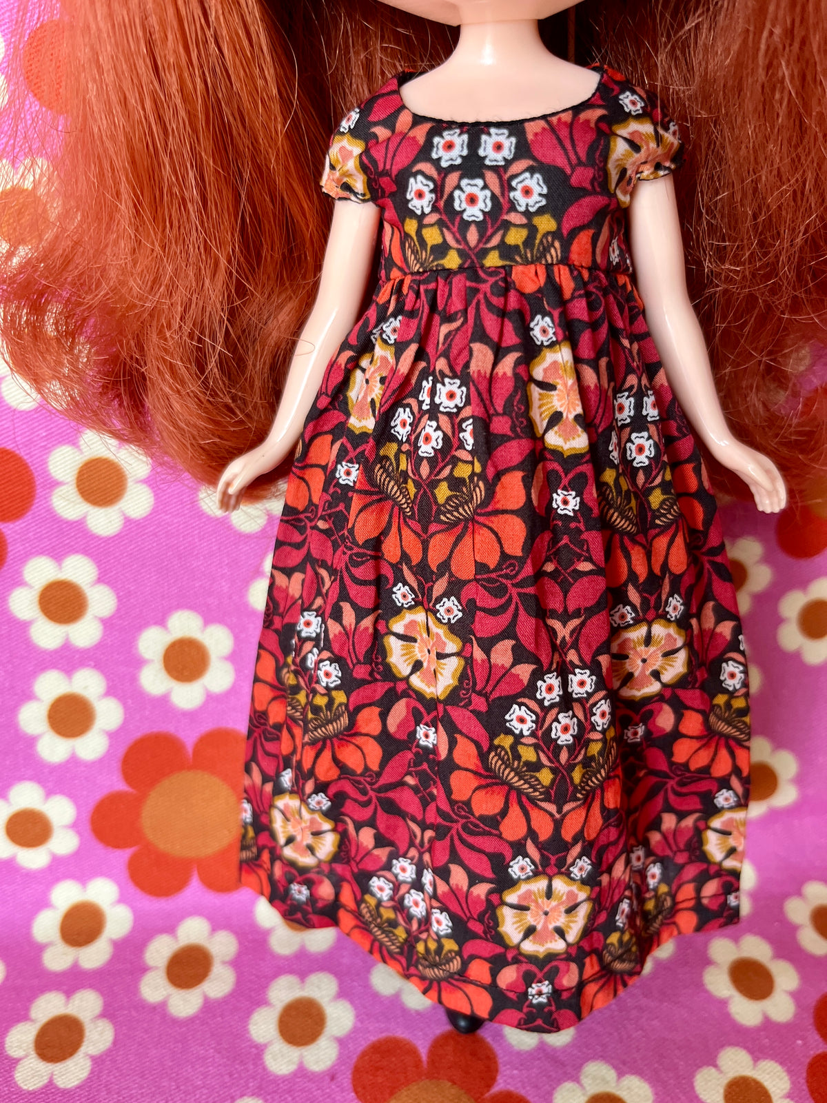 Goth Austen Liberty Regency Dress for Blythe Doll