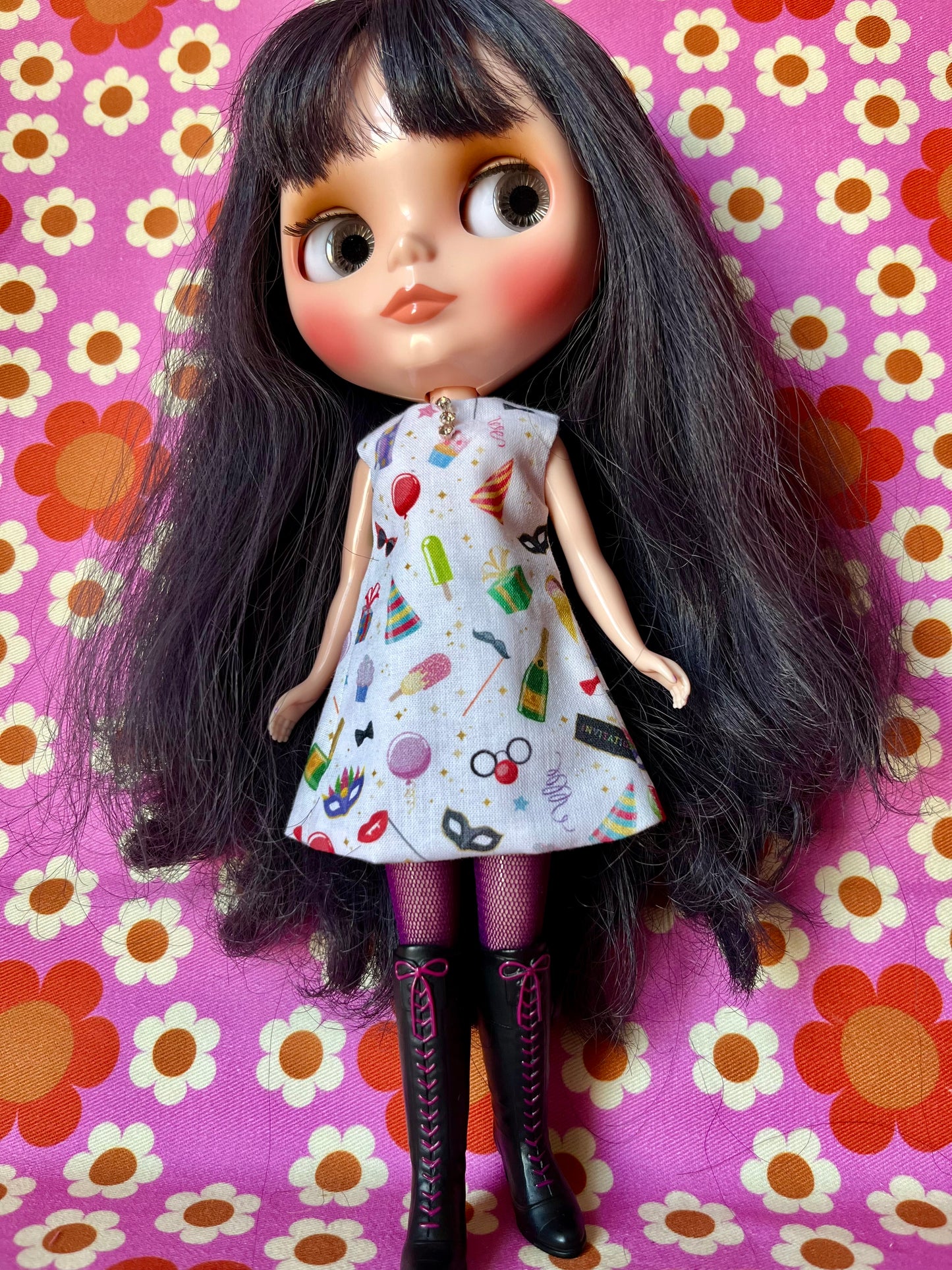 Party Time Shift Dress for Blythe Doll