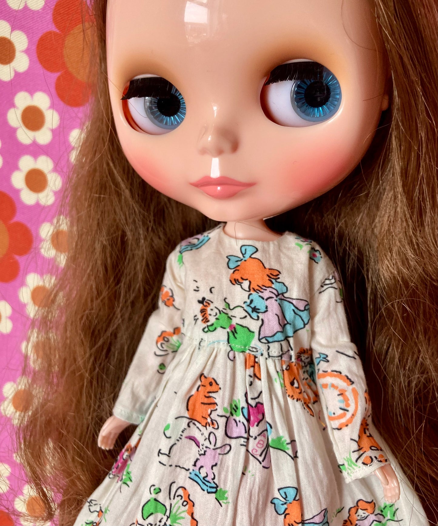 Dolly Summer Sale Long Sleeve dress for Blythe Doll