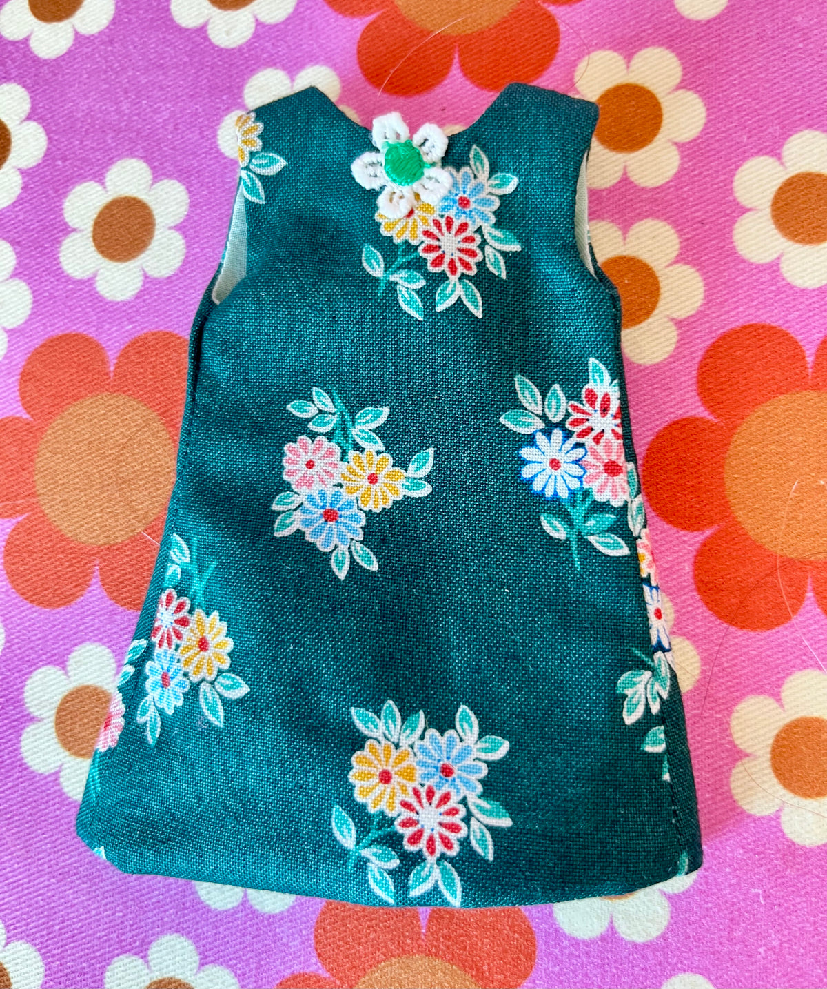 Green Flora Mod Cilla Shift dress