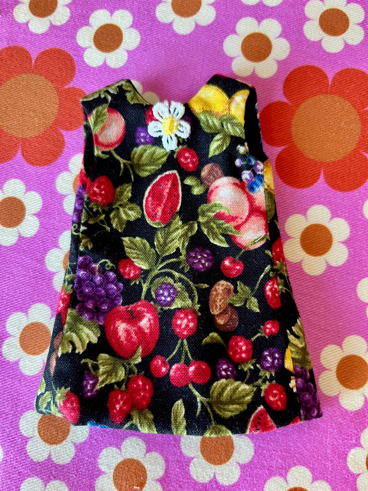 Fruit Print Mod Cilla Shift dress