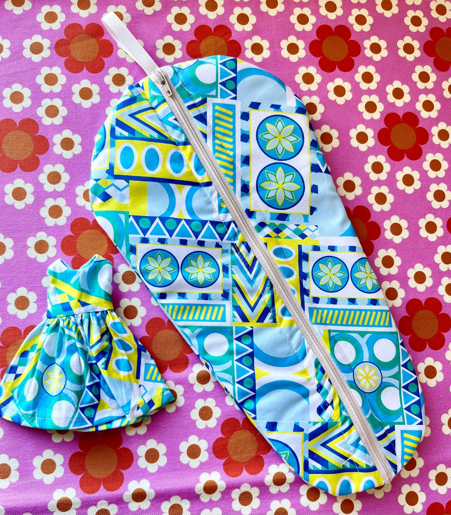 Pucci Summer Dress & Matching Carry Case for Neo-Blythe size Doll