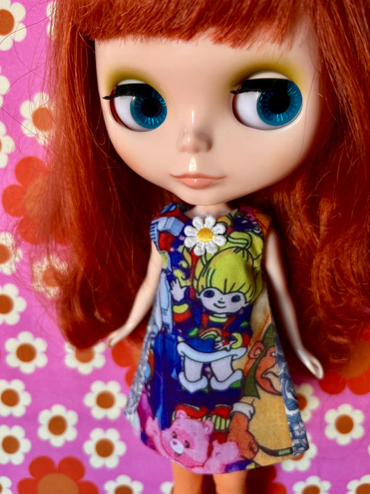 Last Chance Rainbow Bright Dress for Blythe Doll