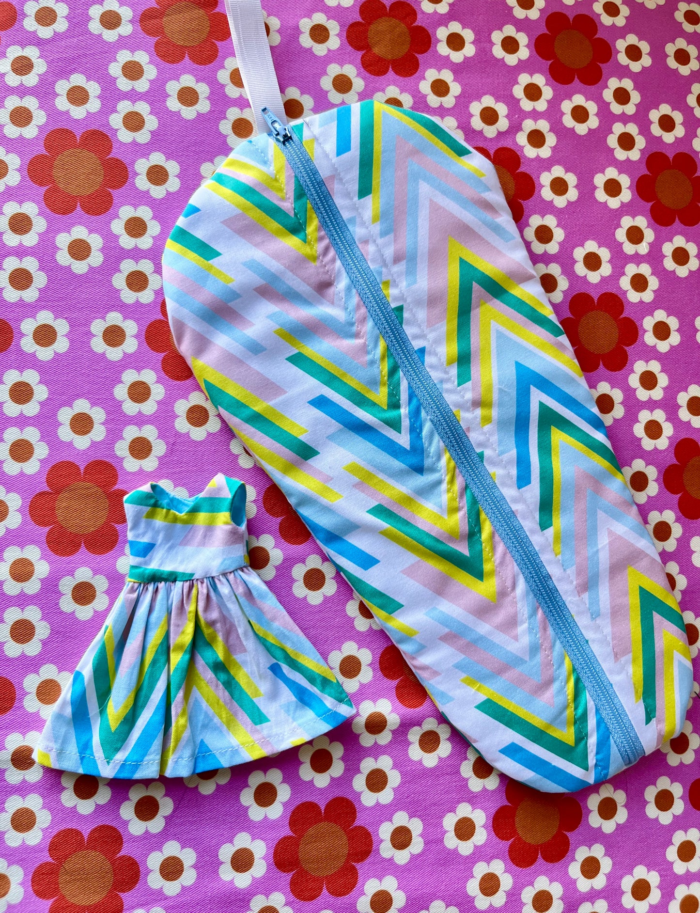Pucci Summer Dress & Matching Carry Case for Neo-Blythe size Doll