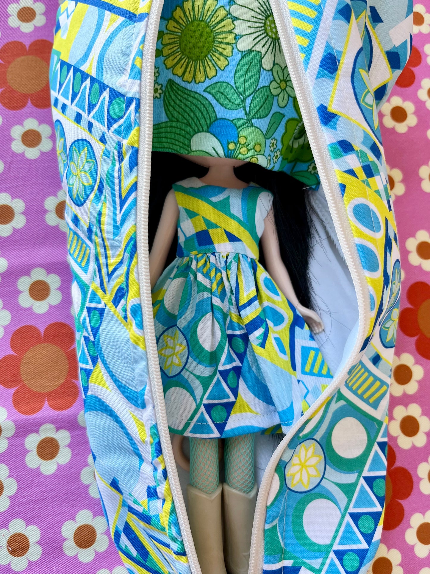 Pucci Summer Dress & Matching Carry Case for Neo-Blythe size Doll
