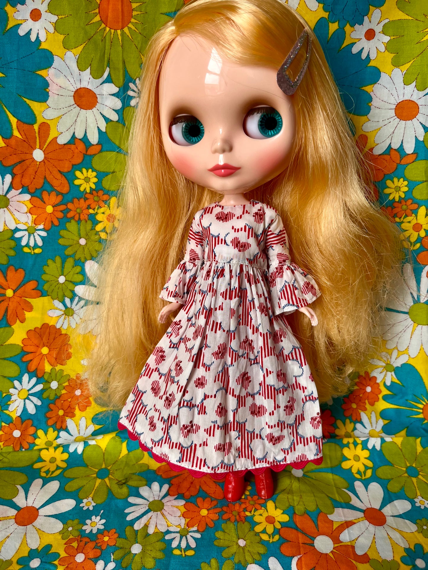 Liberty Sixties Celia Birtwell inspired Psychedelic Dress