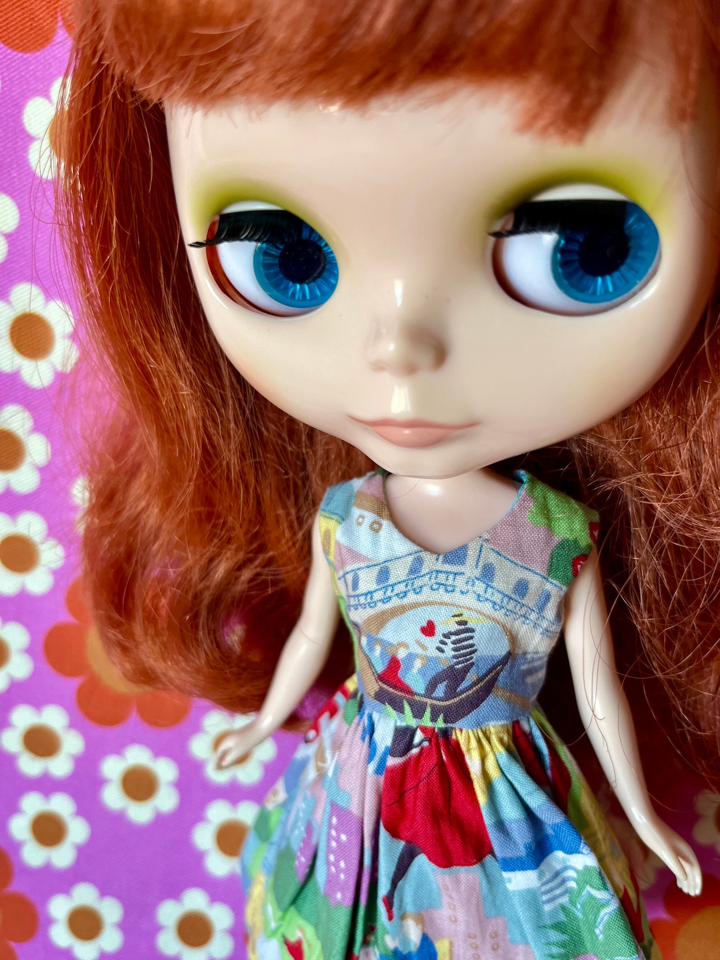 Venice Travel Summer Simple Sleeveless Dress for Blythe