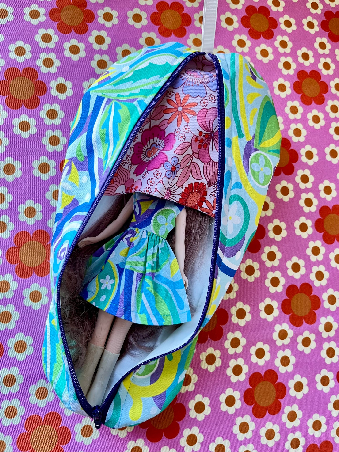 Pucci Summer Dress & Matching Carry Case for Neo-Blythe size Doll
