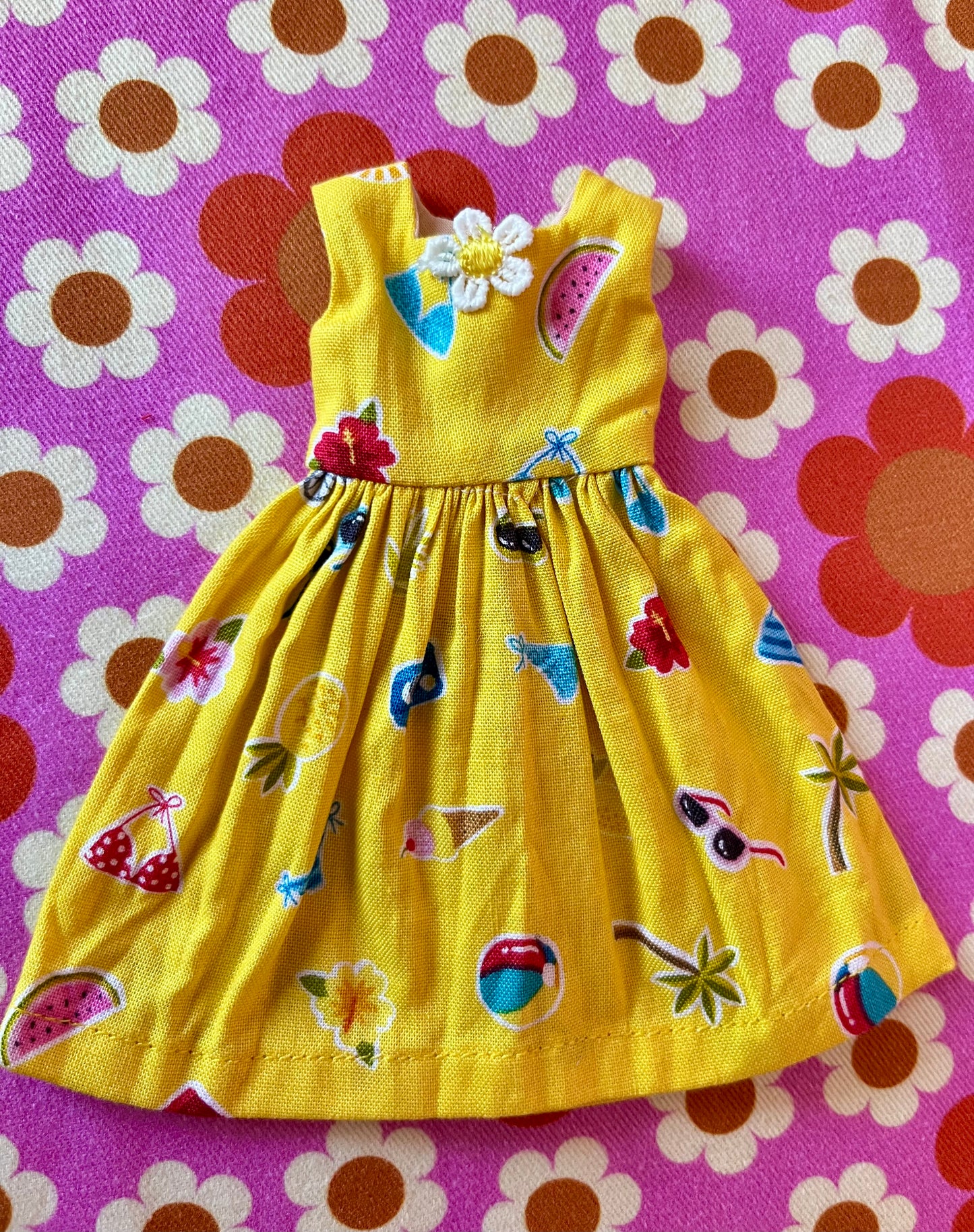 Beach Essentials Summer Simple Sleeveless Dress for Blythe