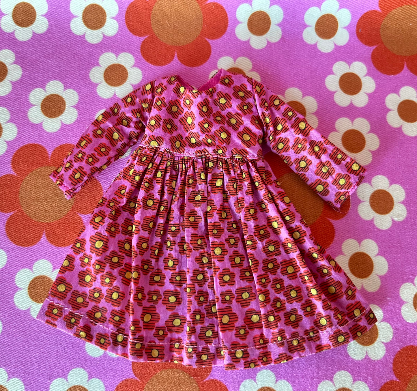 Liberty Long Sleeve Dress for Blythe Doll
