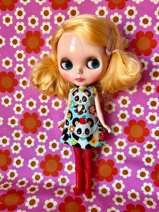 Cute Panda Print Mod Cilla Shift dress