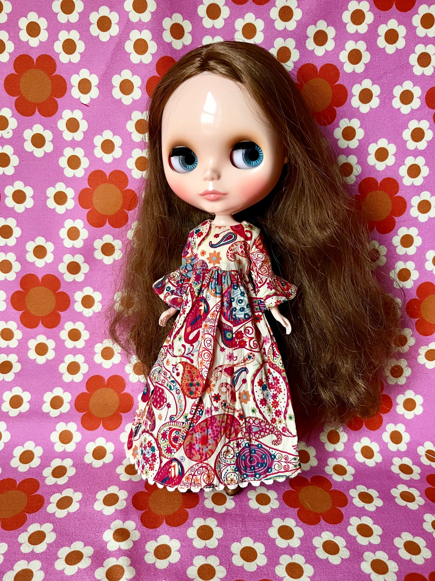 Liberty Pink Paisley Psychedelic Dress