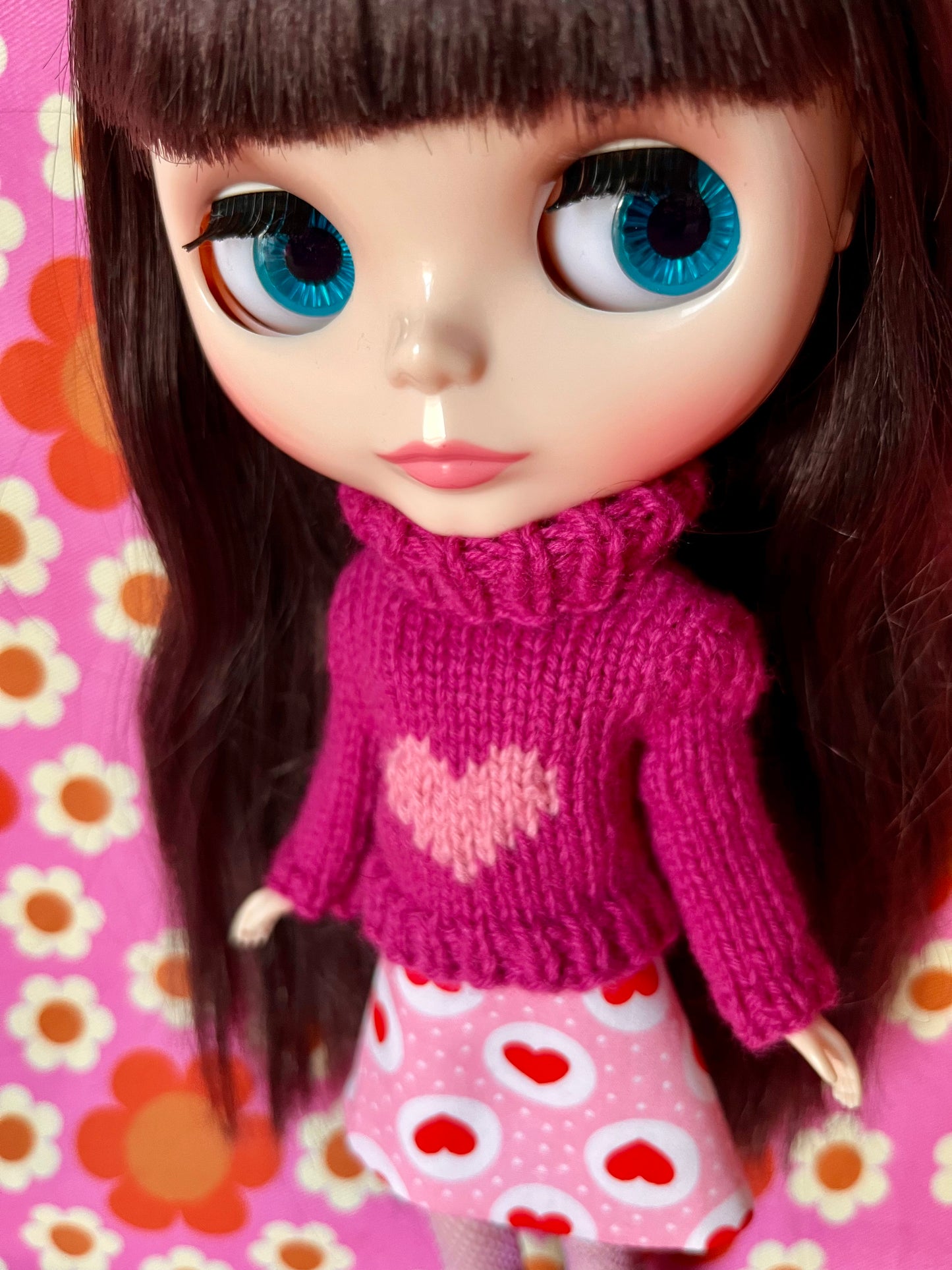 Valentine Heart Sweater & Skirt set
