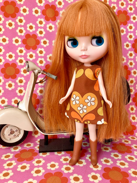 Alice Apple Mod Shift dress