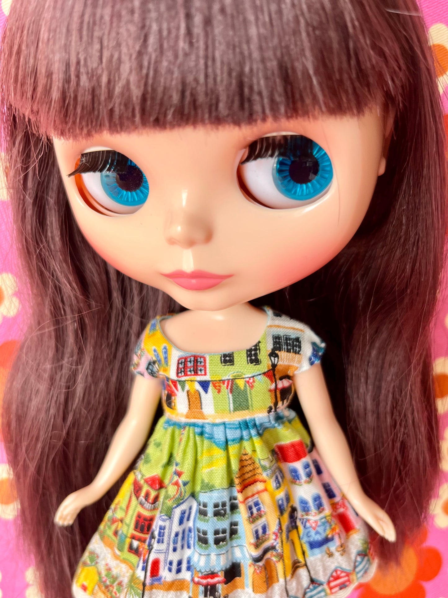 Beach Seaside Baby Doll Dress for Blythe Doll