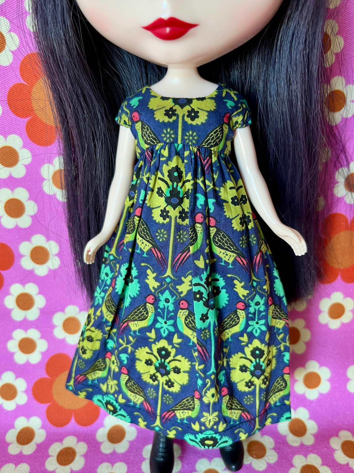 Goth Austen Liberty Regency Dress for Blythe Doll Partridge