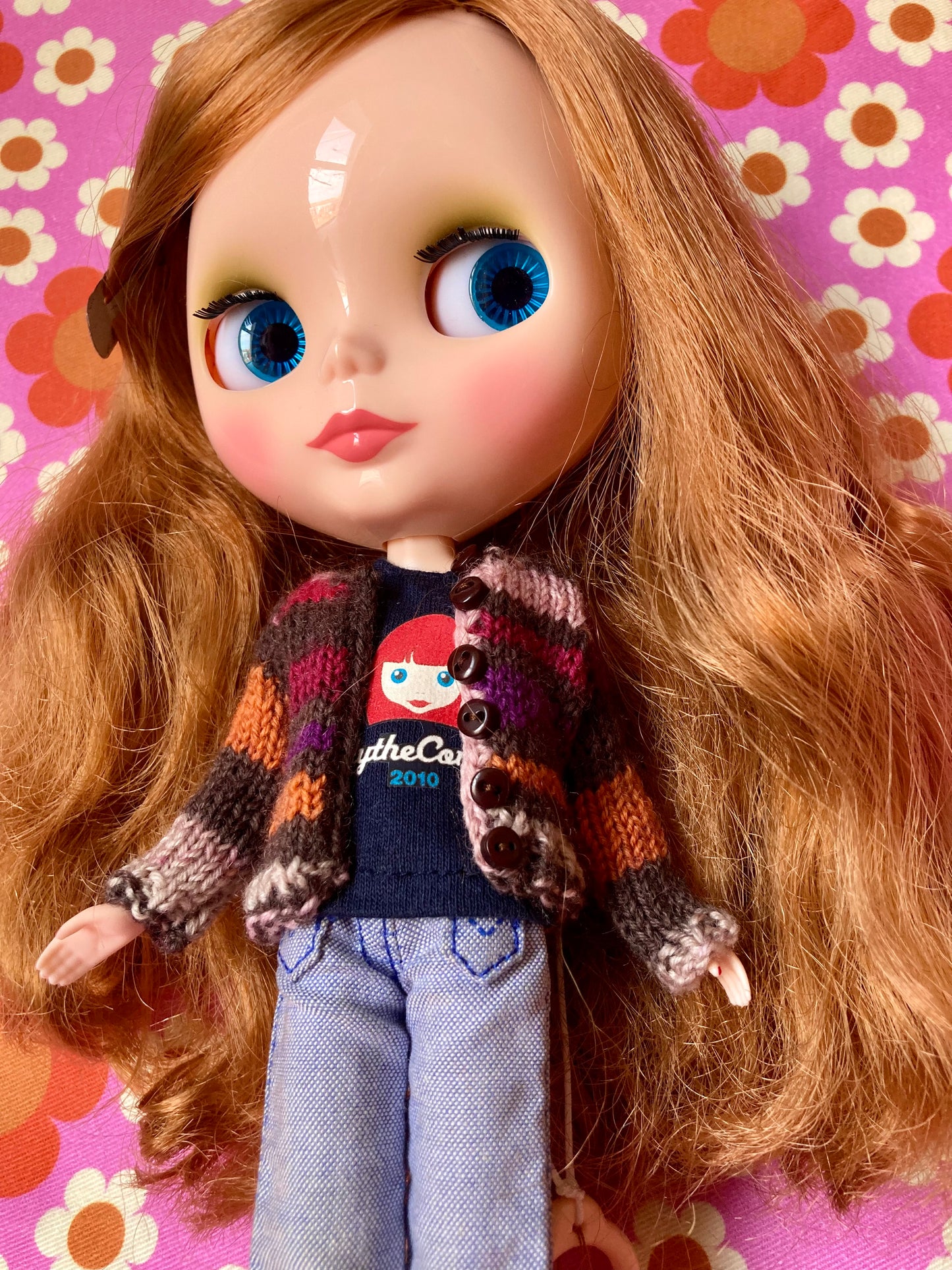 Knitted Cardigan for Blythe Doll