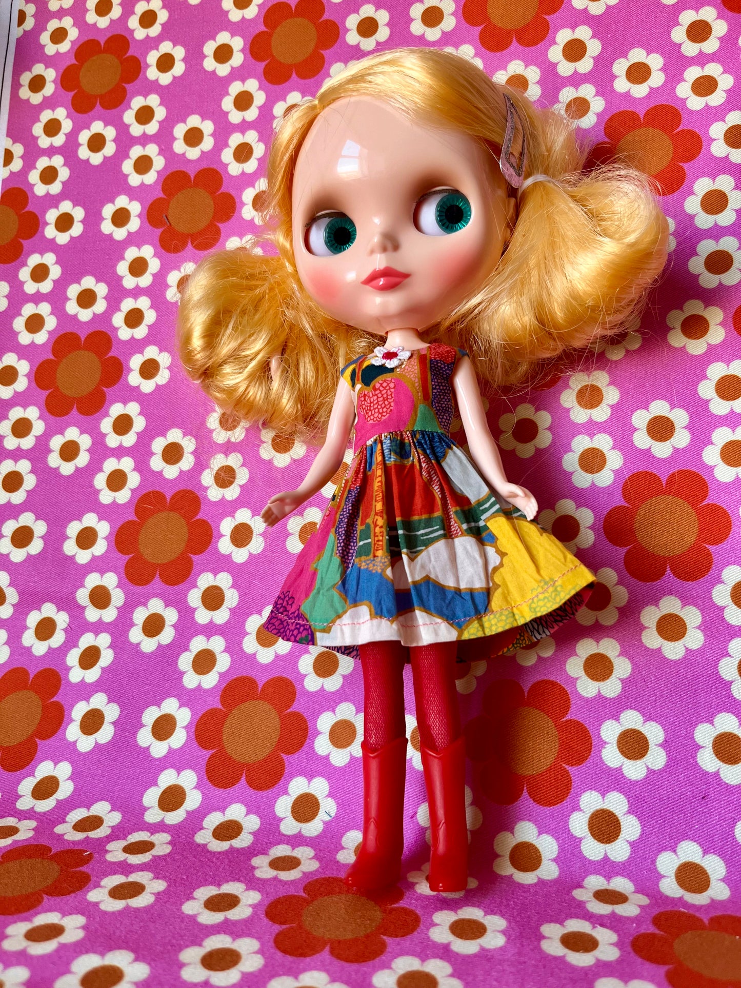 Liberty Landscape Summer Simple Sleeveless Dress for Blythe