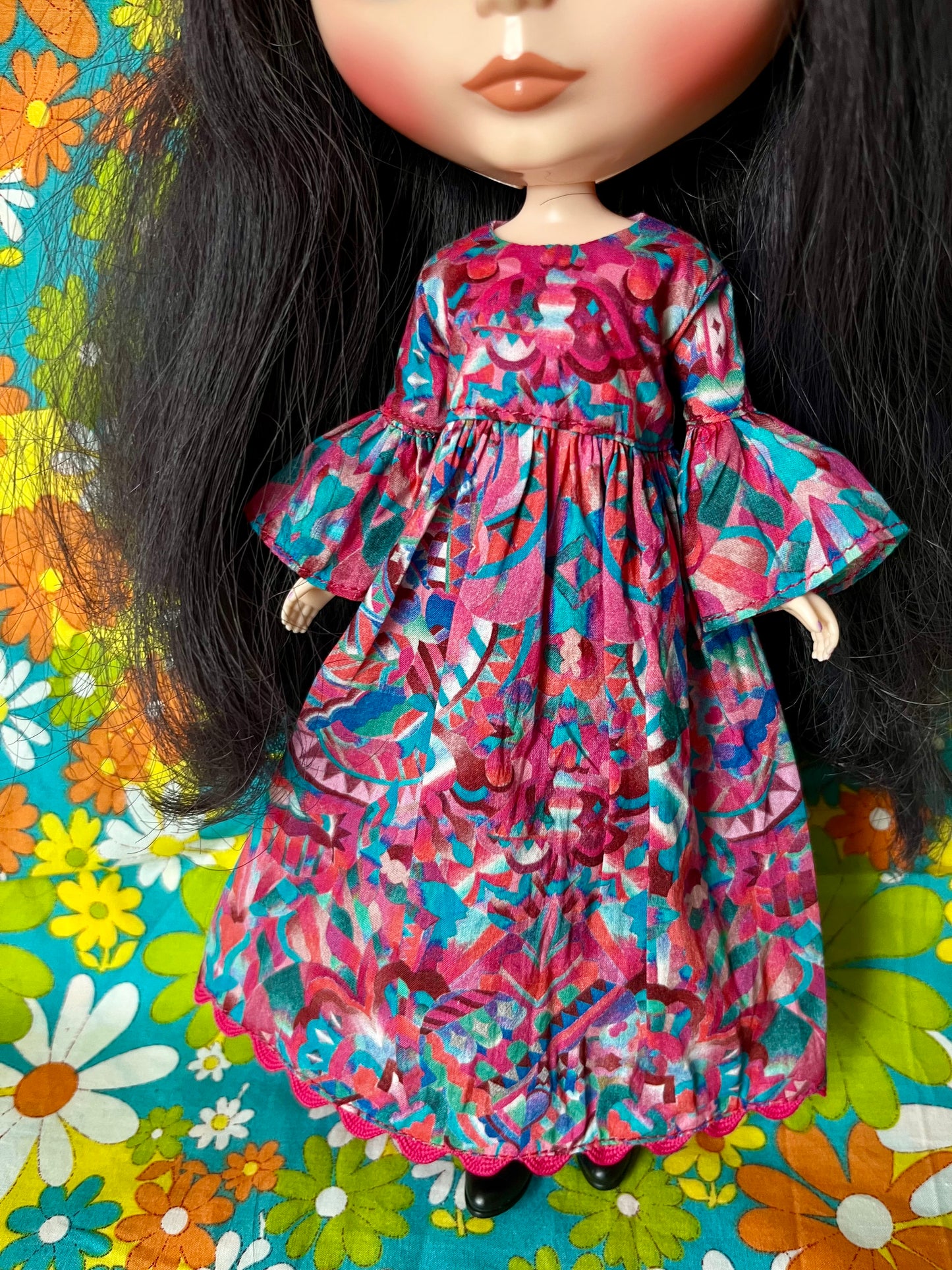 Liberty Beatles Psychedelic Dress