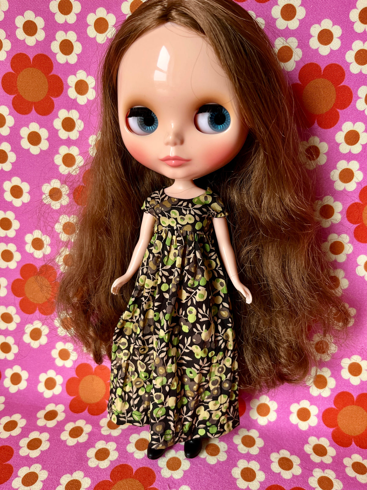 Goth Austen Liberty Regency Dress for Blythe Doll Wiltshire