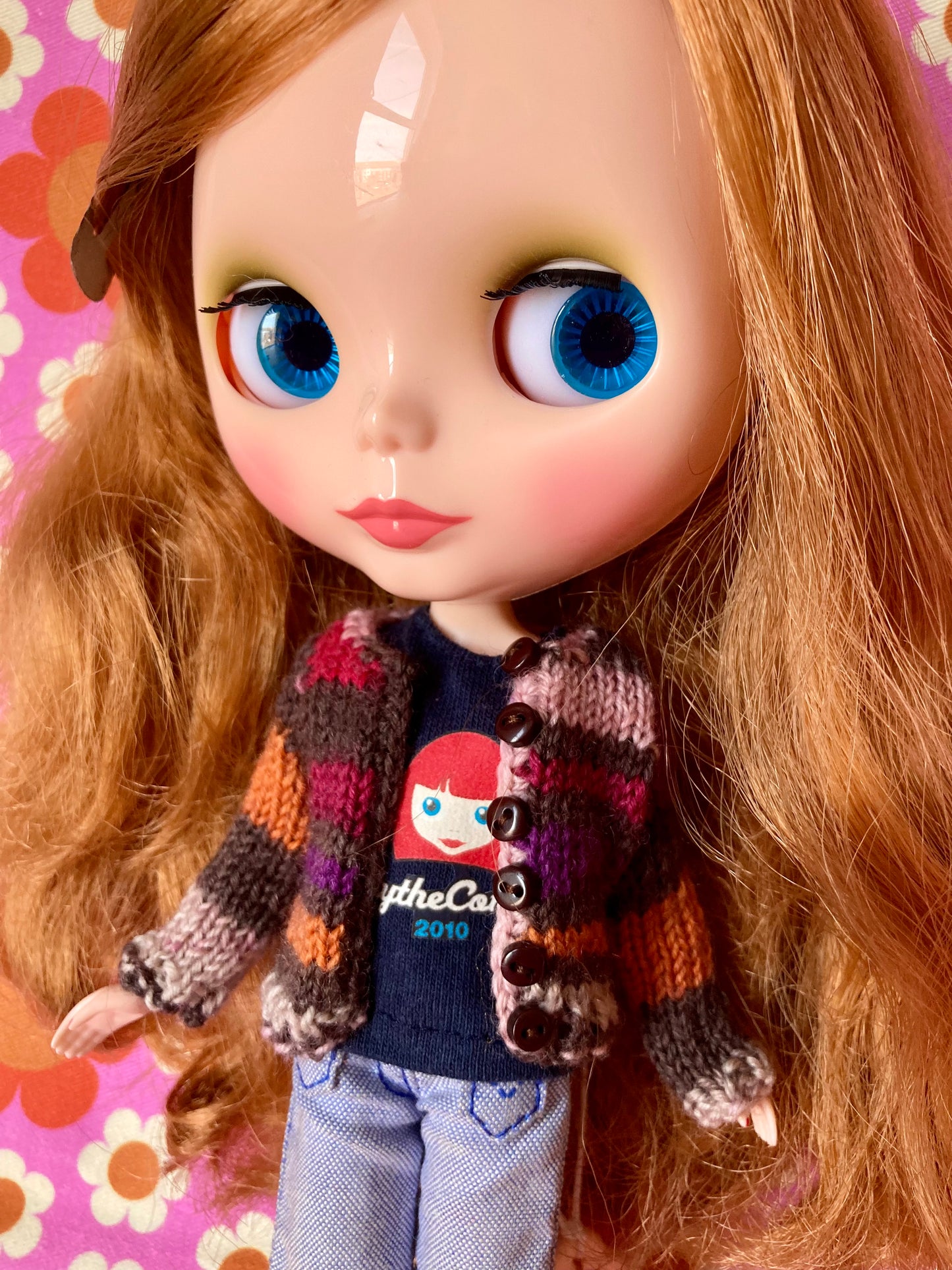 Knitted Cardigan for Blythe Doll