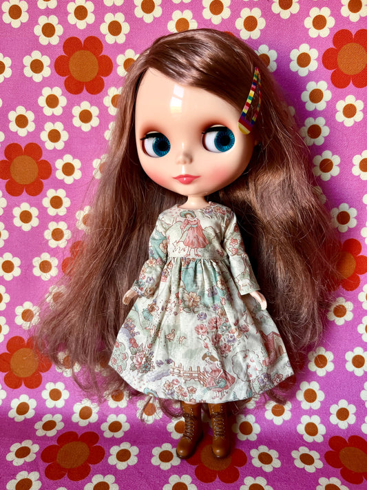 Countryside Landscape Dress for Blythe Doll