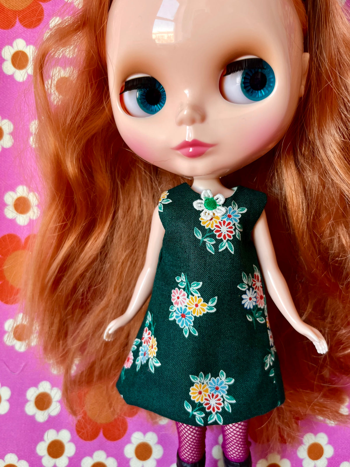 Green Flora Mod Cilla Shift dress