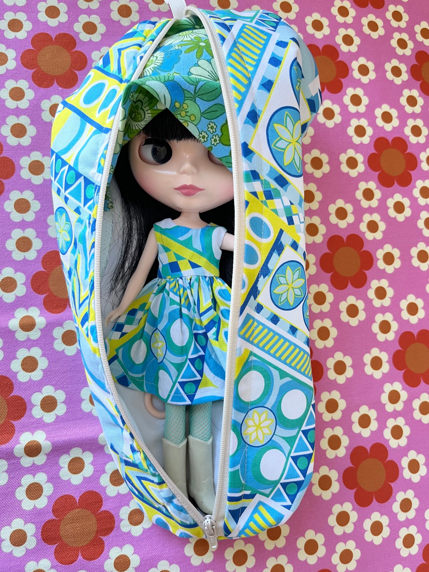 Pucci Summer Dress & Matching Carry Case for Neo-Blythe size Doll