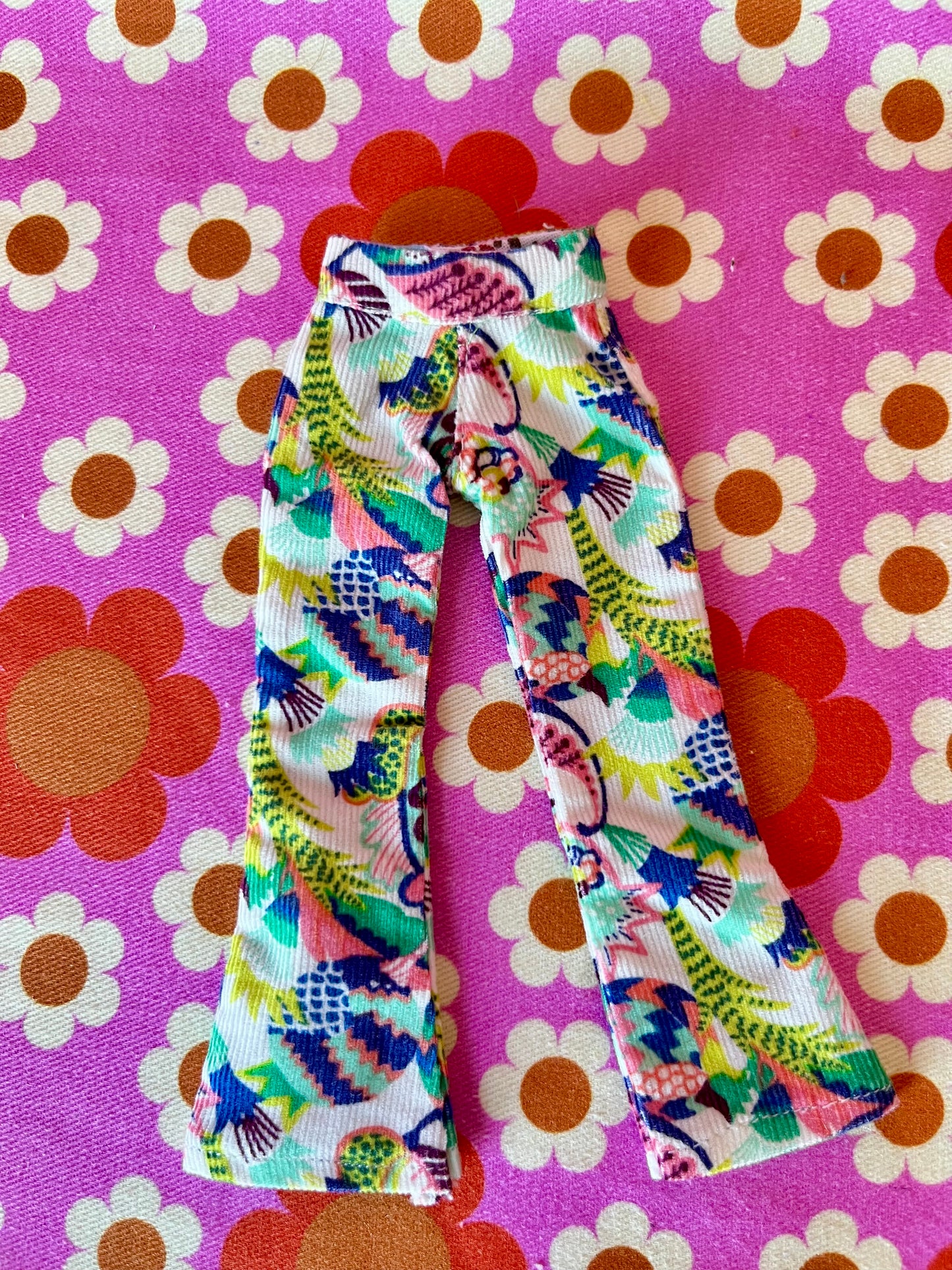 Liberty  Flared Jeans Corduroy Trousers for Blythe Doll
