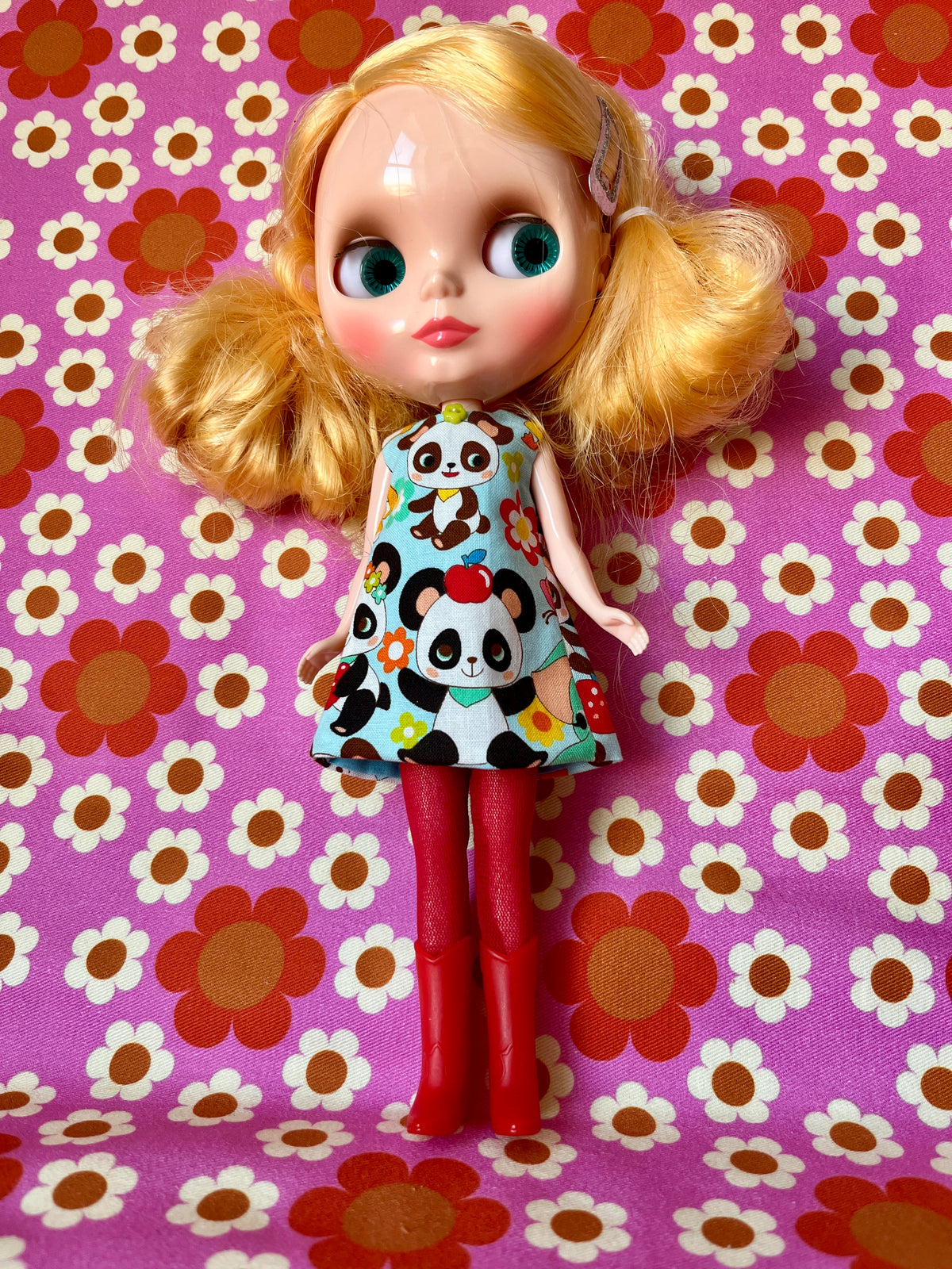 Cute Panda Print Mod Cilla Shift dress