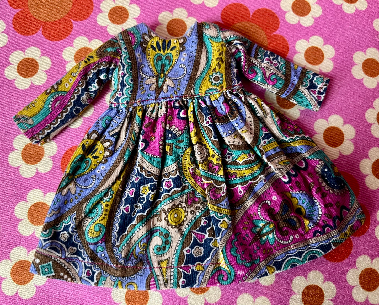Liberty Corduroy Dress for Blythe Doll