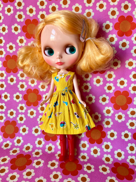 Beach Essentials Summer Simple Sleeveless Dress for Blythe