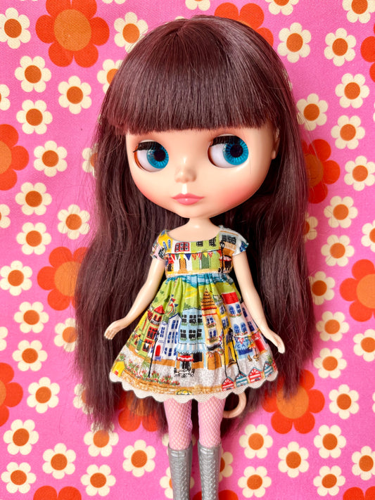Beach Seaside Baby Doll Dress for Blythe Doll
