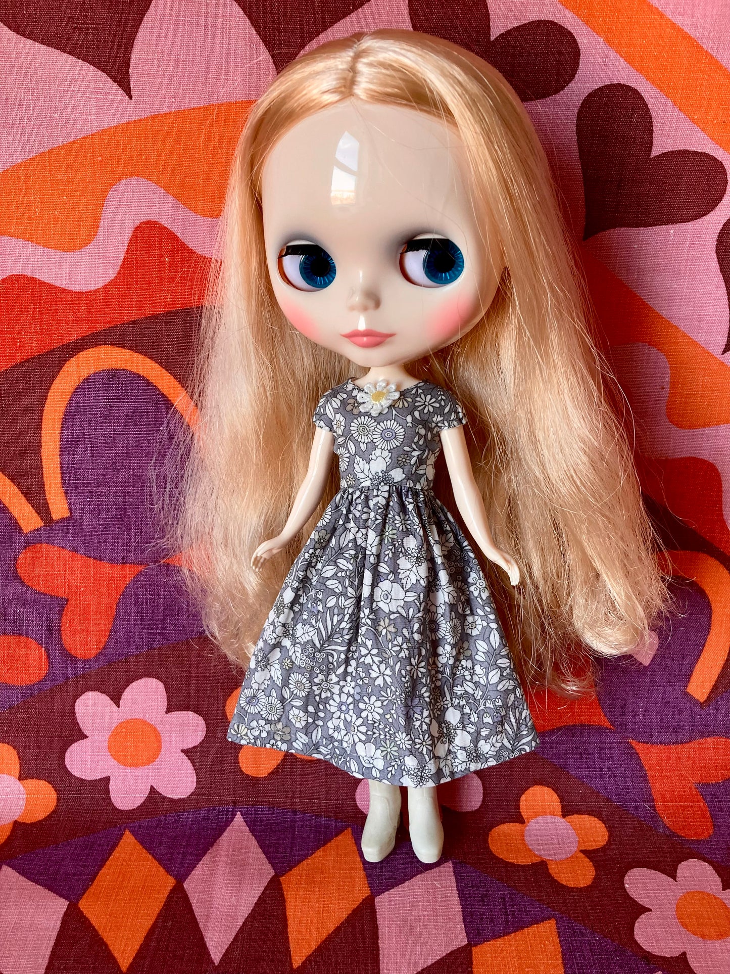 Love Blythe: Liberty Dress Glitter bag Surprise for Blythe Doll