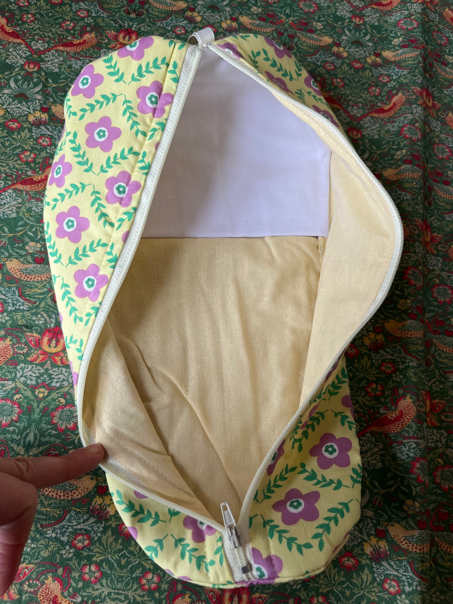 Vintage retro fabric Blythe Doll Cary Case Neo-Blythe size