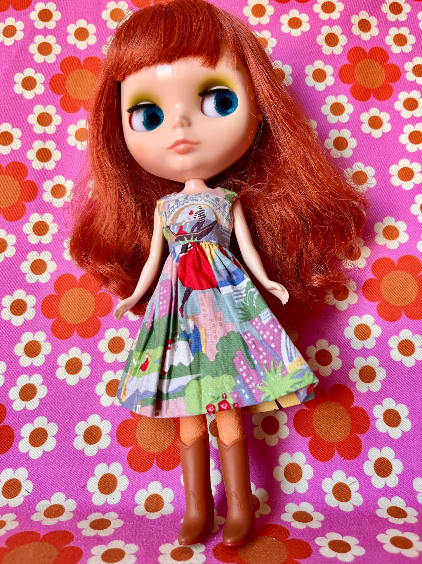 Venice Travel Summer Simple Sleeveless Dress for Blythe