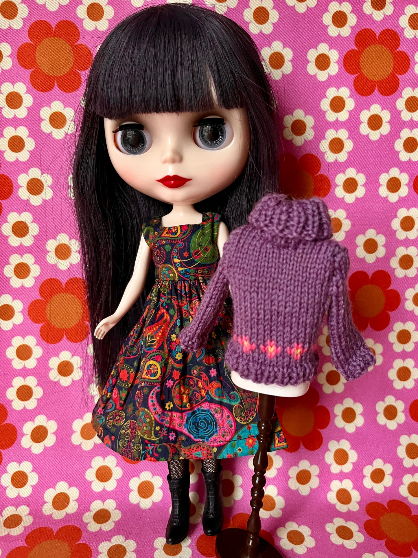 Liberty Dress & Daisy Sweater Set Valentine Edition