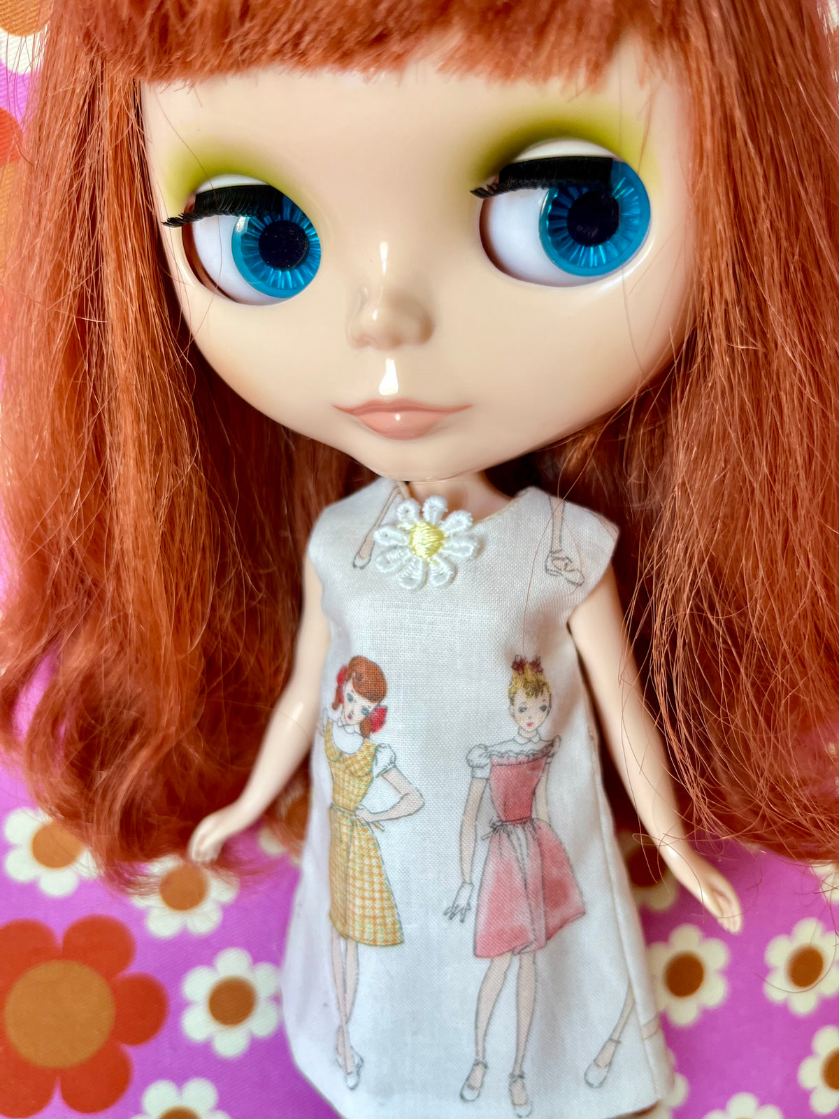 Fashion Illustration Mod Cilla Shift dress